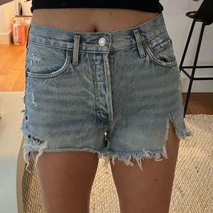 Agolde denim shorts
